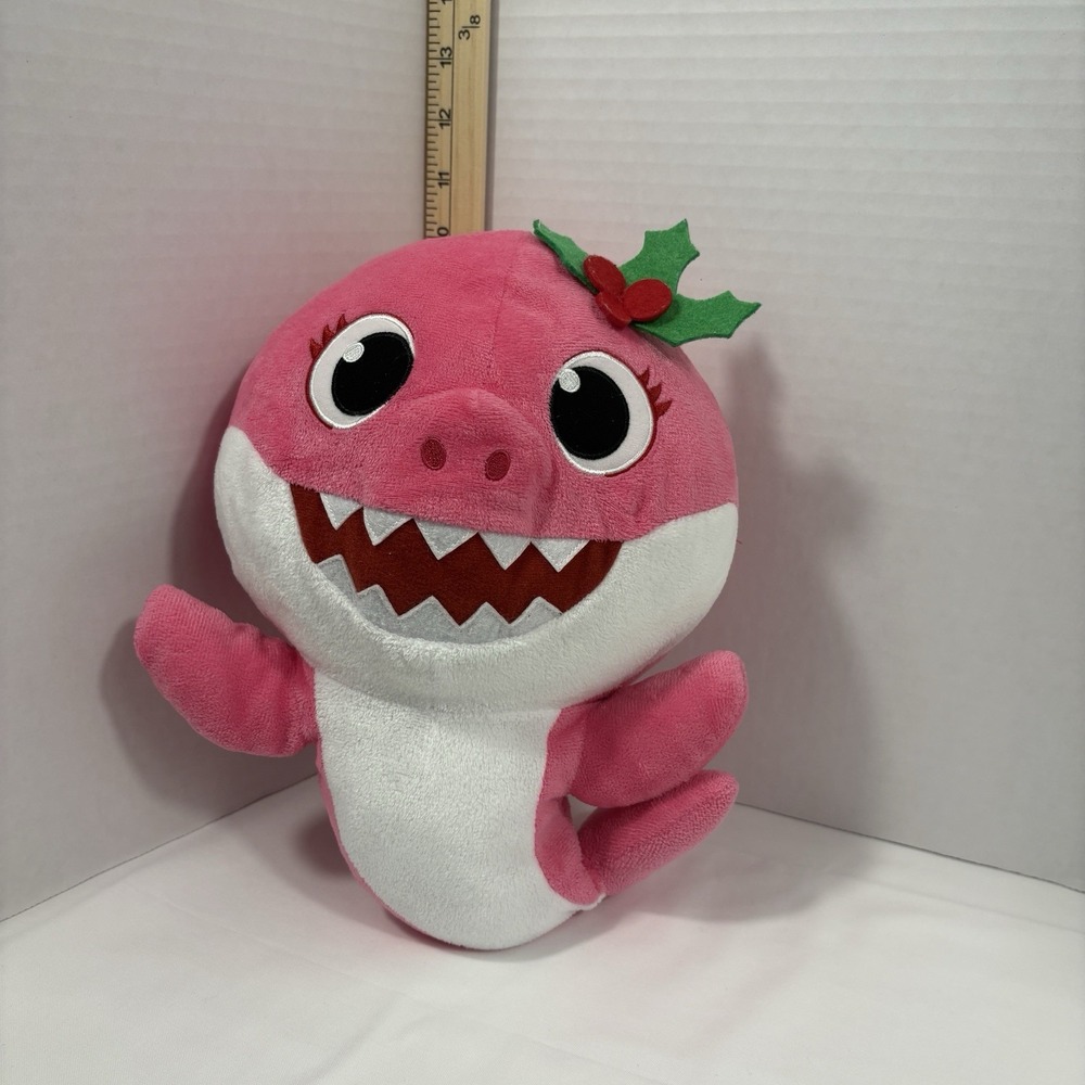 Pinkfong Baby Shark Mommy Shark Plush Stuffed Animal Pink 12 Inch Toy Christmas